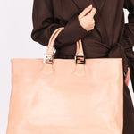 Fendi Twins Shopper Tote Pink