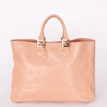 Fendi Twins Shopper Tote Pink