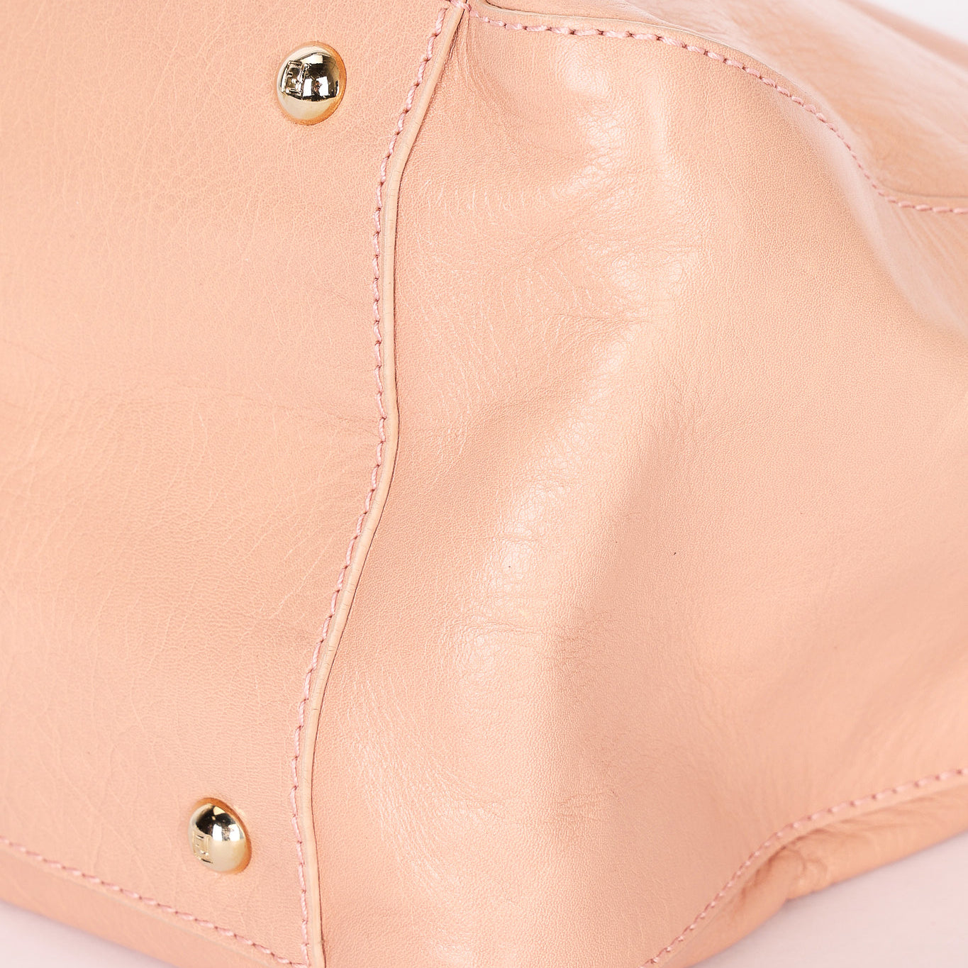 Fendi Twins Shopper Tote Pink