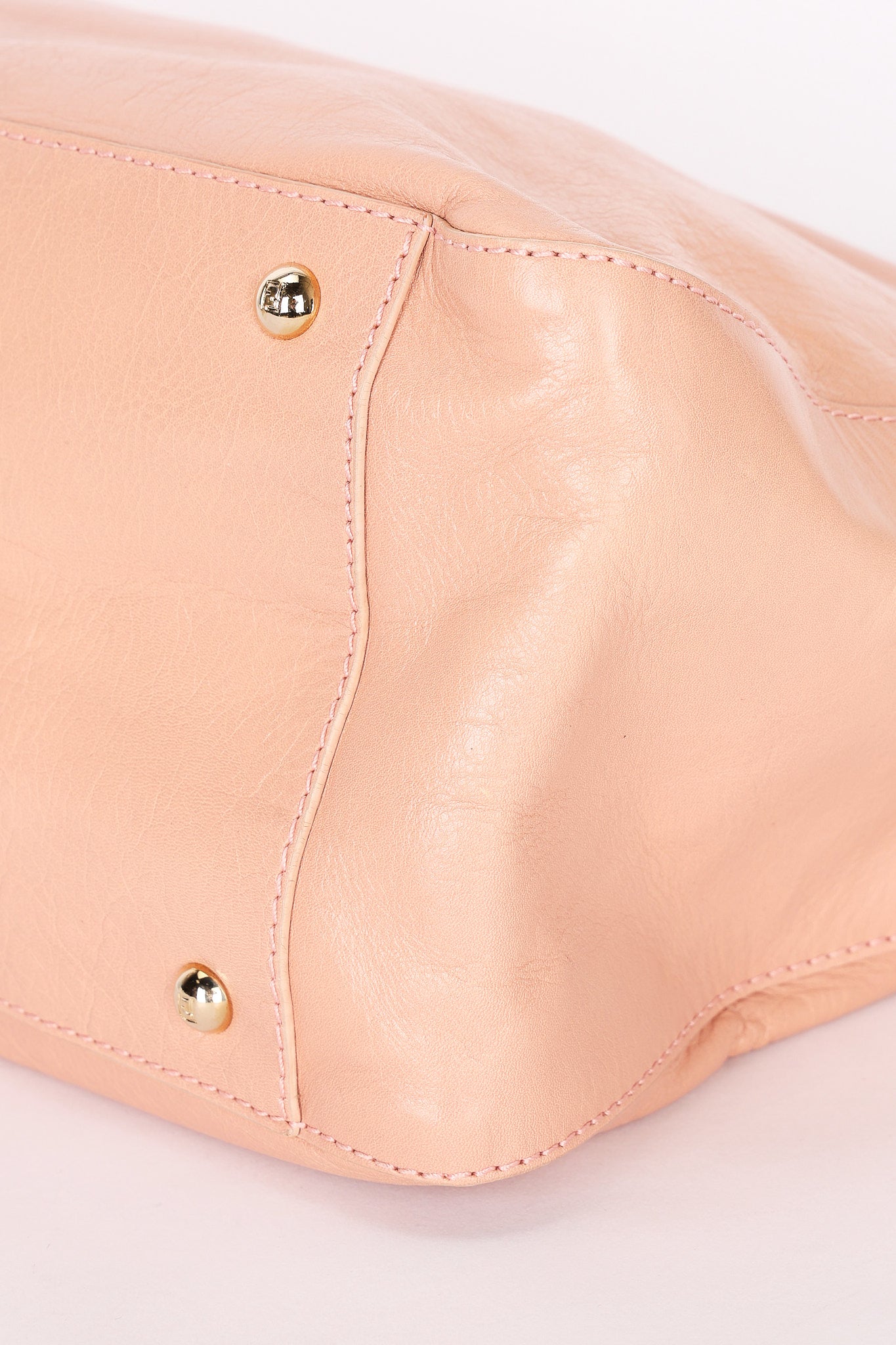 Fendi Twins Shopper Tote Pink