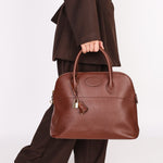 Hermès Bolide 35 (color + leather) GHW