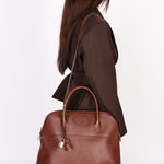 Hermès Bolide 35 (color + leather) GHW