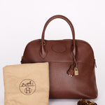Hermès Bolide 35 (color + leather) GHW