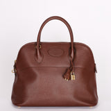 Hermès Bolide 35 (color + leather) GHW