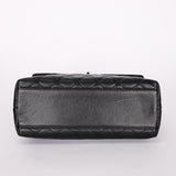 Chanel Kelly Top Handle Bag Black Caviar 24K GP