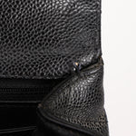 Chanel Kelly Top Handle Bag Black Caviar 24K GP