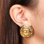 Dior CD Coin Clip-On Earrings