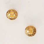 Dior CD Coin Clip-On Earrings