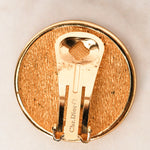 Dior CD Coin Clip-On Earrings