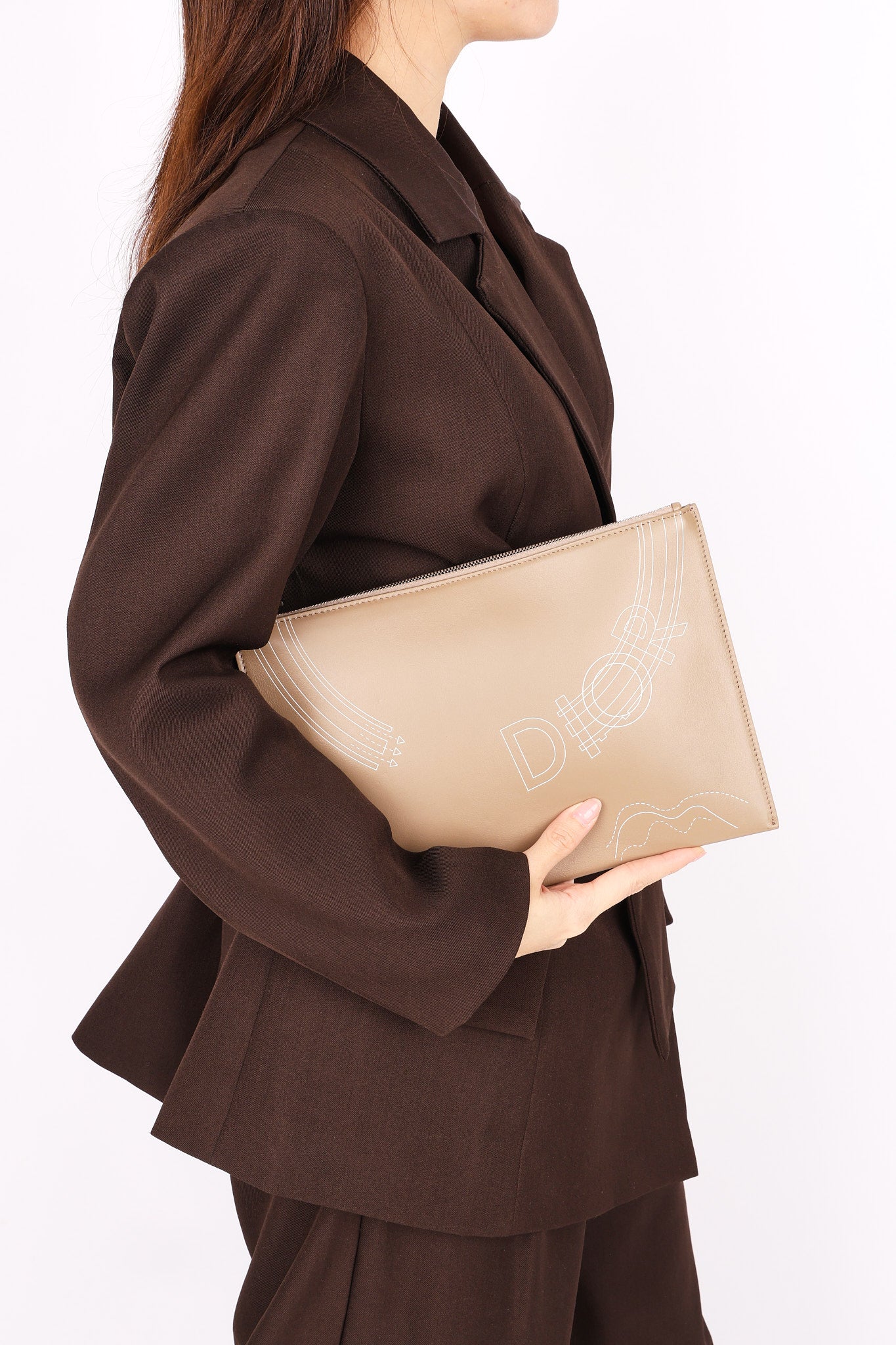 Dior "Waves" Zip Pouch
