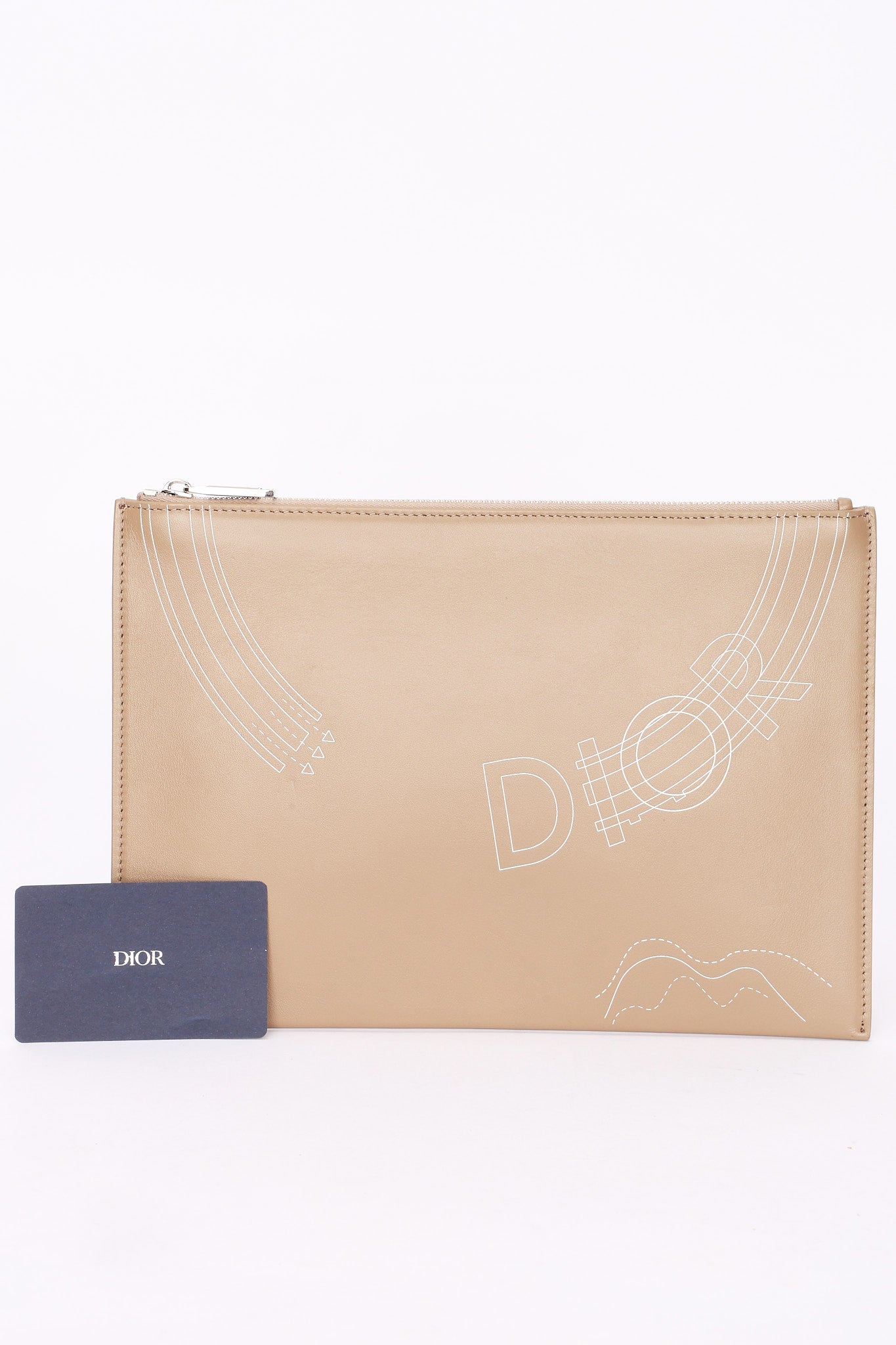 Dior "Waves" Zip Pouch
