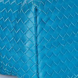Bottega Veneta Medium Intrecciato Garda Tote Blue
