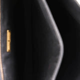 Miu Miu Croc Embossed Turnlock Top Handle Bag