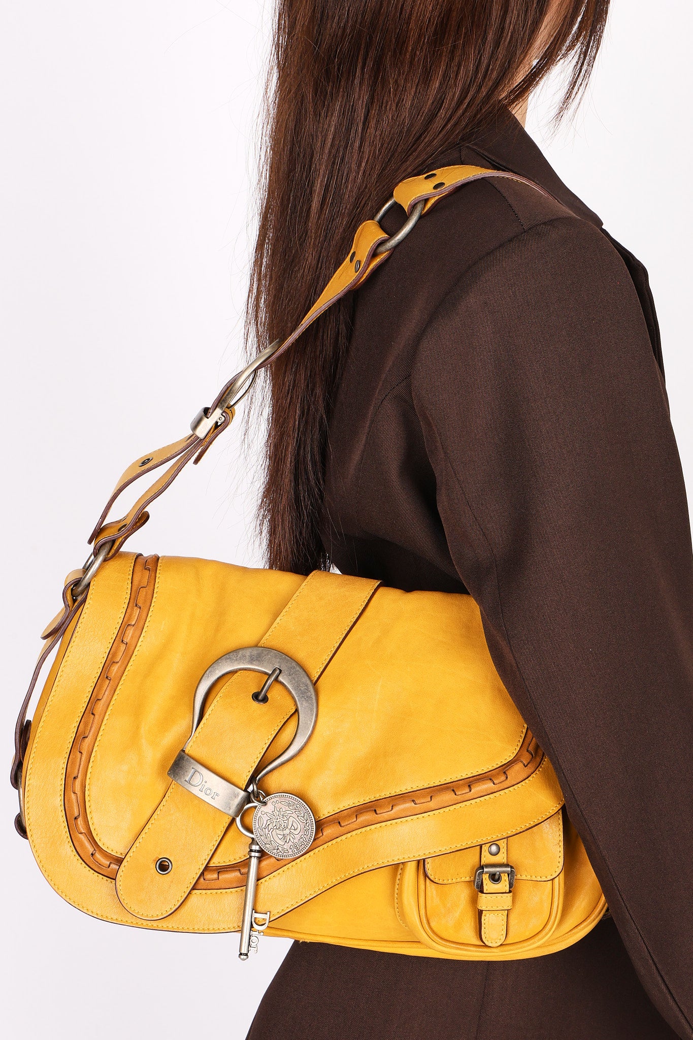 Christian Dior Gaucho Double Saddle Bag