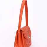 Chanel Diana Shoulder Bag Burnt Orange Caviar SHW