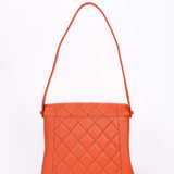 Chanel Diana Shoulder Bag Burnt Orange Caviar SHW