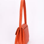 Chanel Diana Shoulder Bag Burnt Orange Caviar SHW