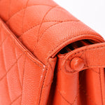 Chanel Diana Shoulder Bag Burnt Orange Caviar SHW