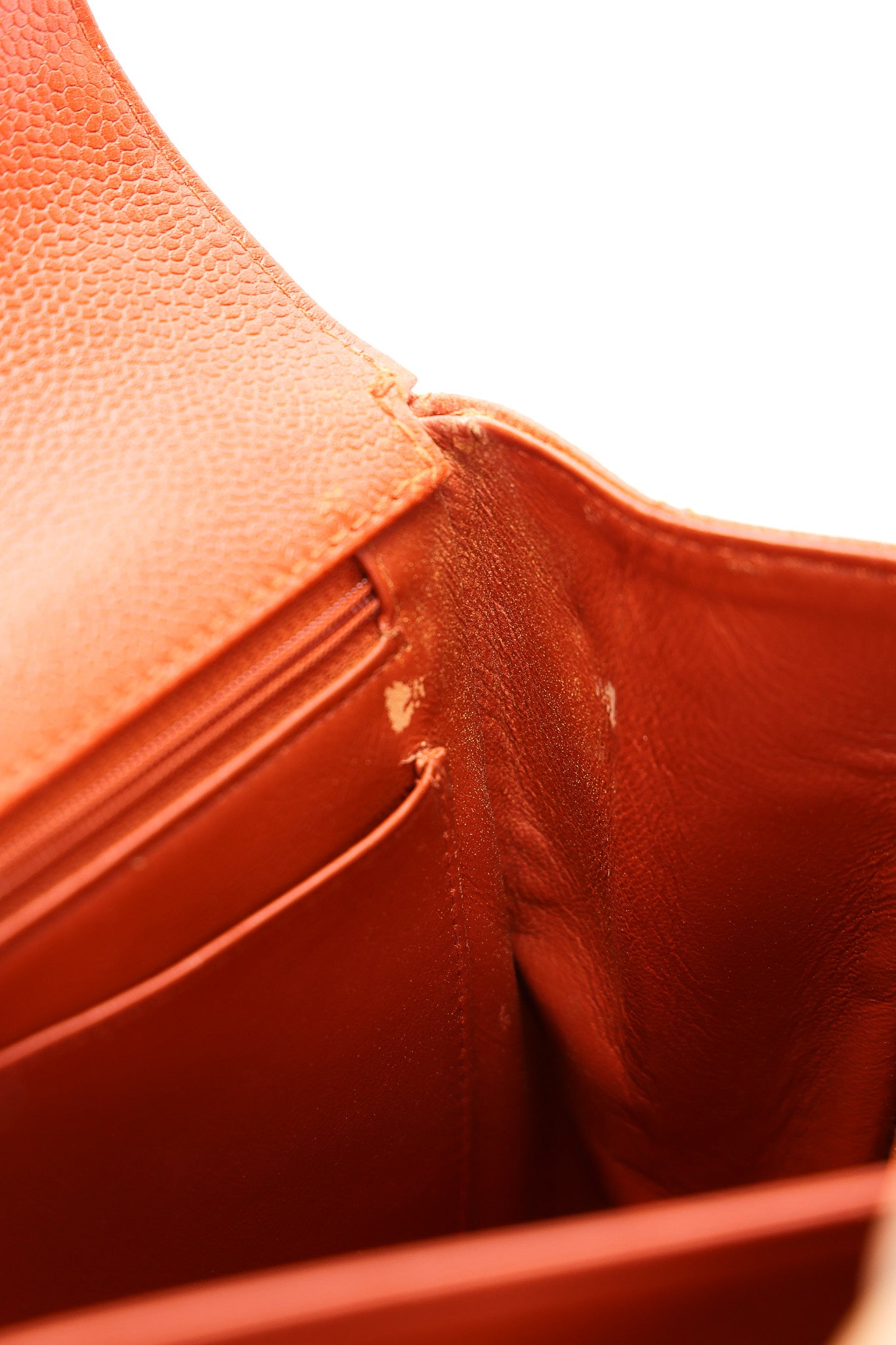 Chanel Diana Shoulder Bag Burnt Orange Caviar SHW