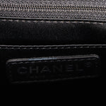 Chanel Single Flap Diamond Quilted Black Patent and Mesh SHW
