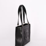 Chanel Chocolate Bar Tote Black Lambskin GHW