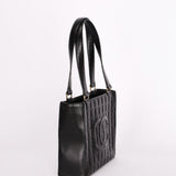 Chanel Chocolate Bar Tote Black Lambskin GHW