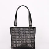 Chanel Chocolate Bar Tote Black Lambskin GHW
