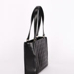 Chanel Chocolate Bar Tote Black Lambskin GHW