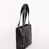Chanel Chocolate Bar Tote Black Lambskin GHW