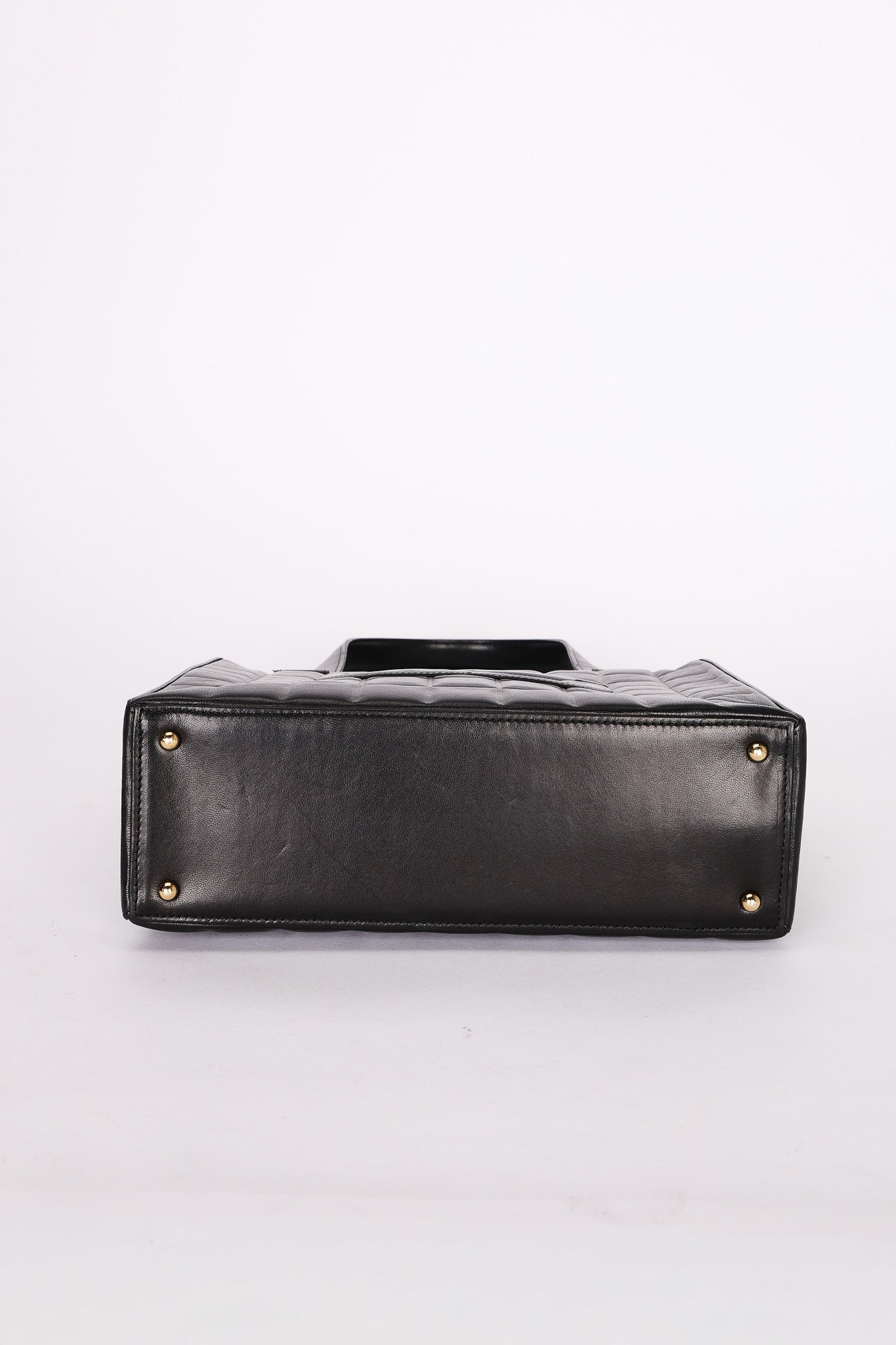 Chanel Chocolate Bar Tote Black Lambskin GHW