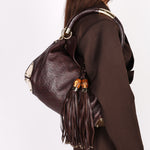 Gucci Guccissima Medium Babouska Indy Top Handle Bag