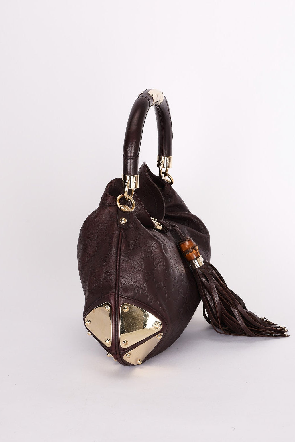 Gucci Guccissima Medium Babouska Indy Top Handle Bag