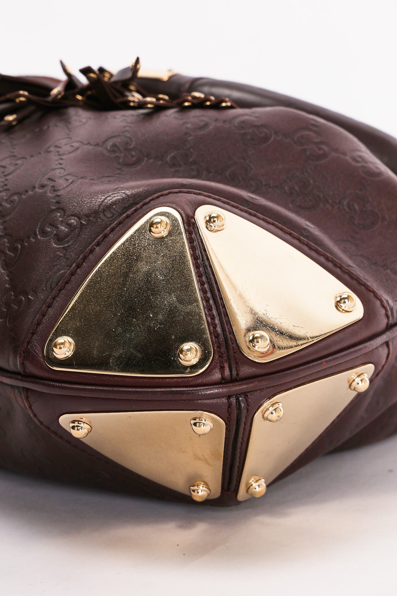 Gucci Guccissima Medium Babouska Indy Top Handle Bag