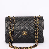 Chanel Jumbo Classic Single Flap Black Lambskin 24K GP
