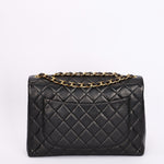 Chanel Jumbo Classic Single Flap Black Lambskin 24K GP