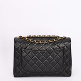Chanel Jumbo Classic Single Flap Black Lambskin 24K GP