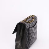 Chanel Jumbo Classic Single Flap Black Lambskin 24K GP