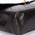 Chanel Jumbo Classic Single Flap Black Lambskin 24K GP
