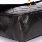Chanel Jumbo Classic Single Flap Black Lambskin 24K GP