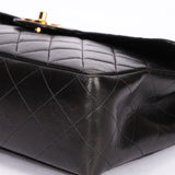 Chanel Jumbo Classic Single Flap Black Lambskin 24K GP