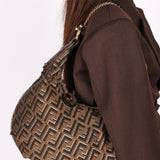 Fendi Zucca Chef Chain Hobo