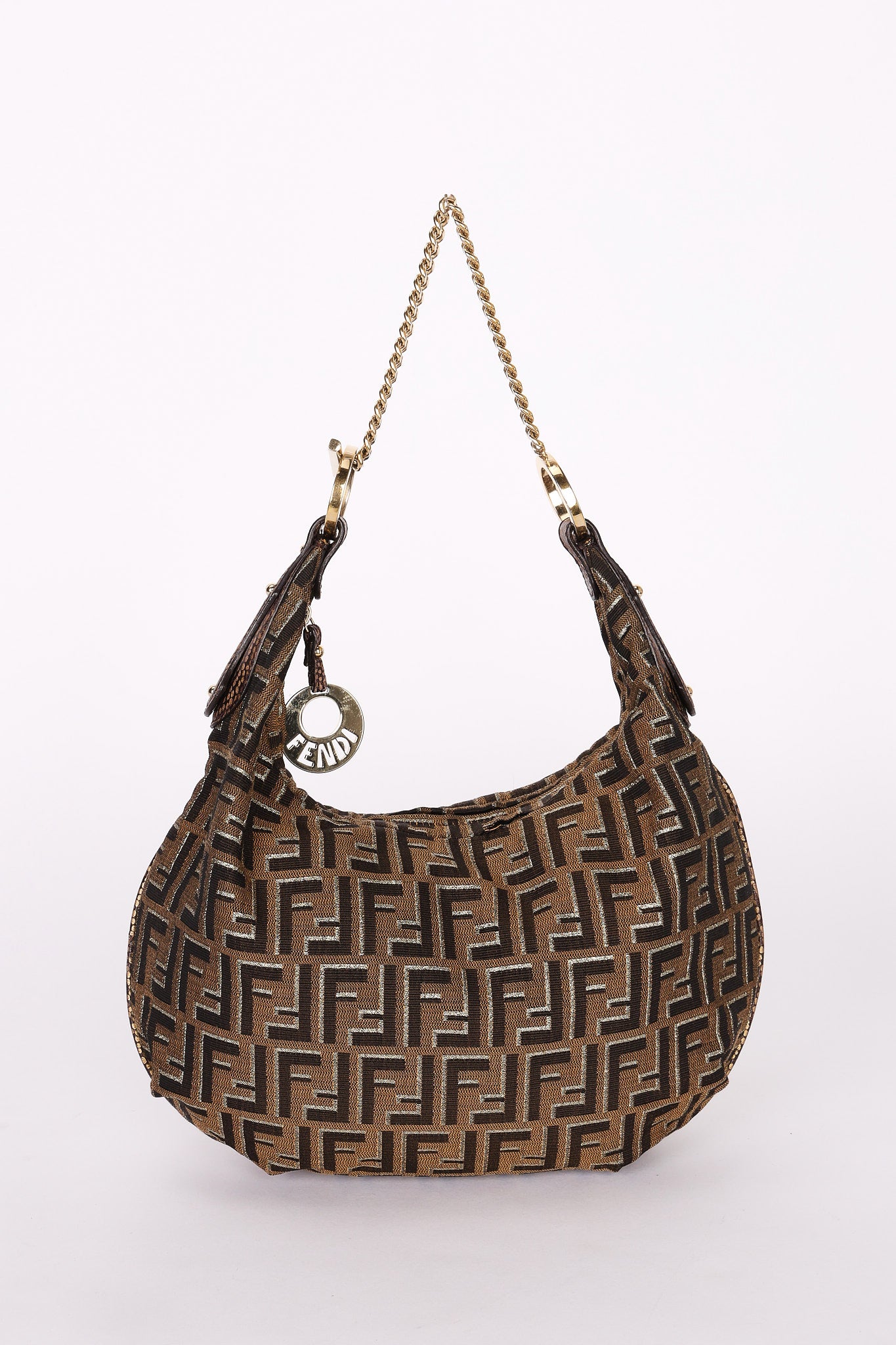 Fendi Zucca Chef Chain Hobo
