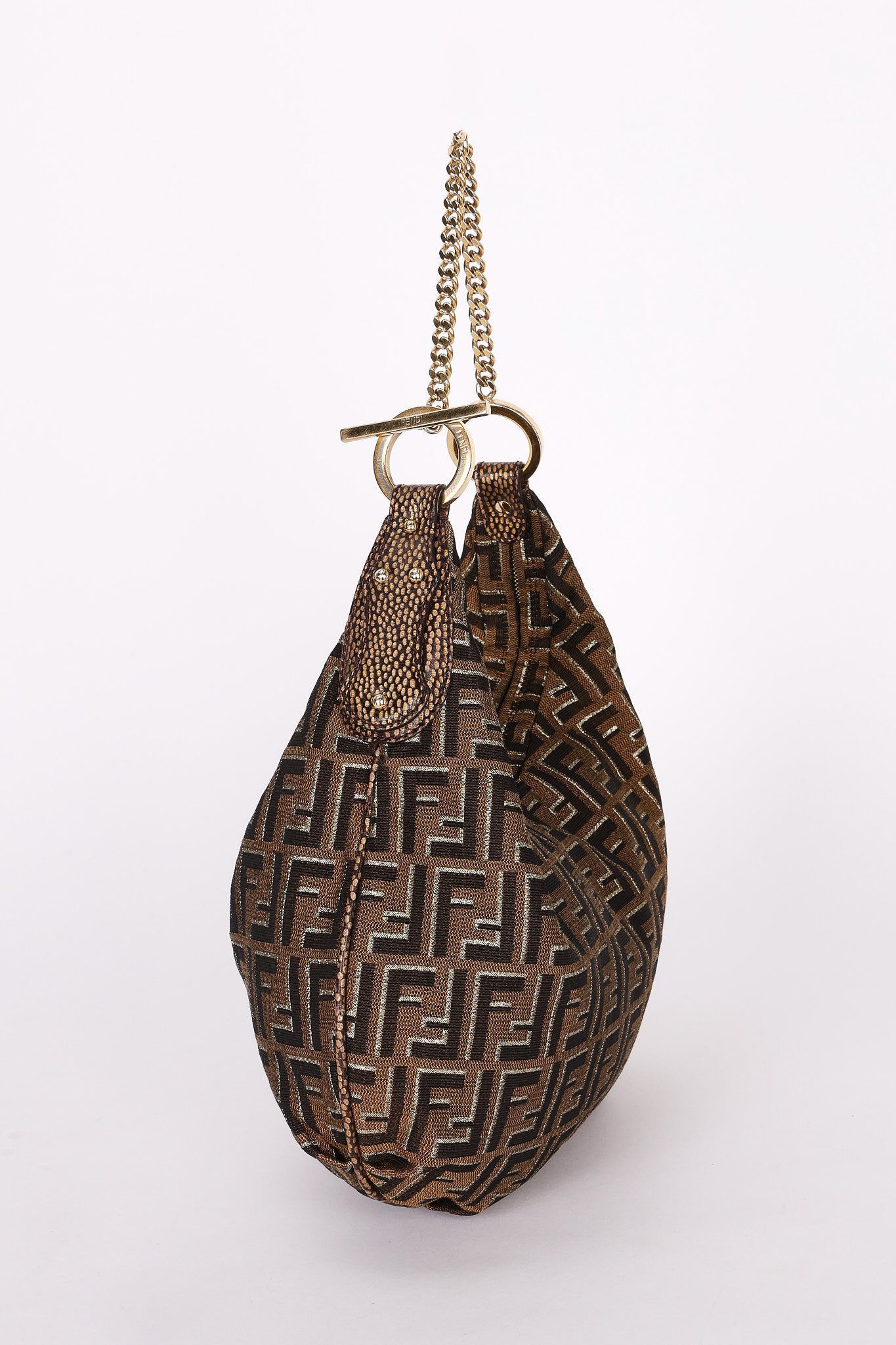 Fendi Zucca Chef Chain Hobo