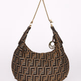 Fendi Zucca Chef Chain Hobo