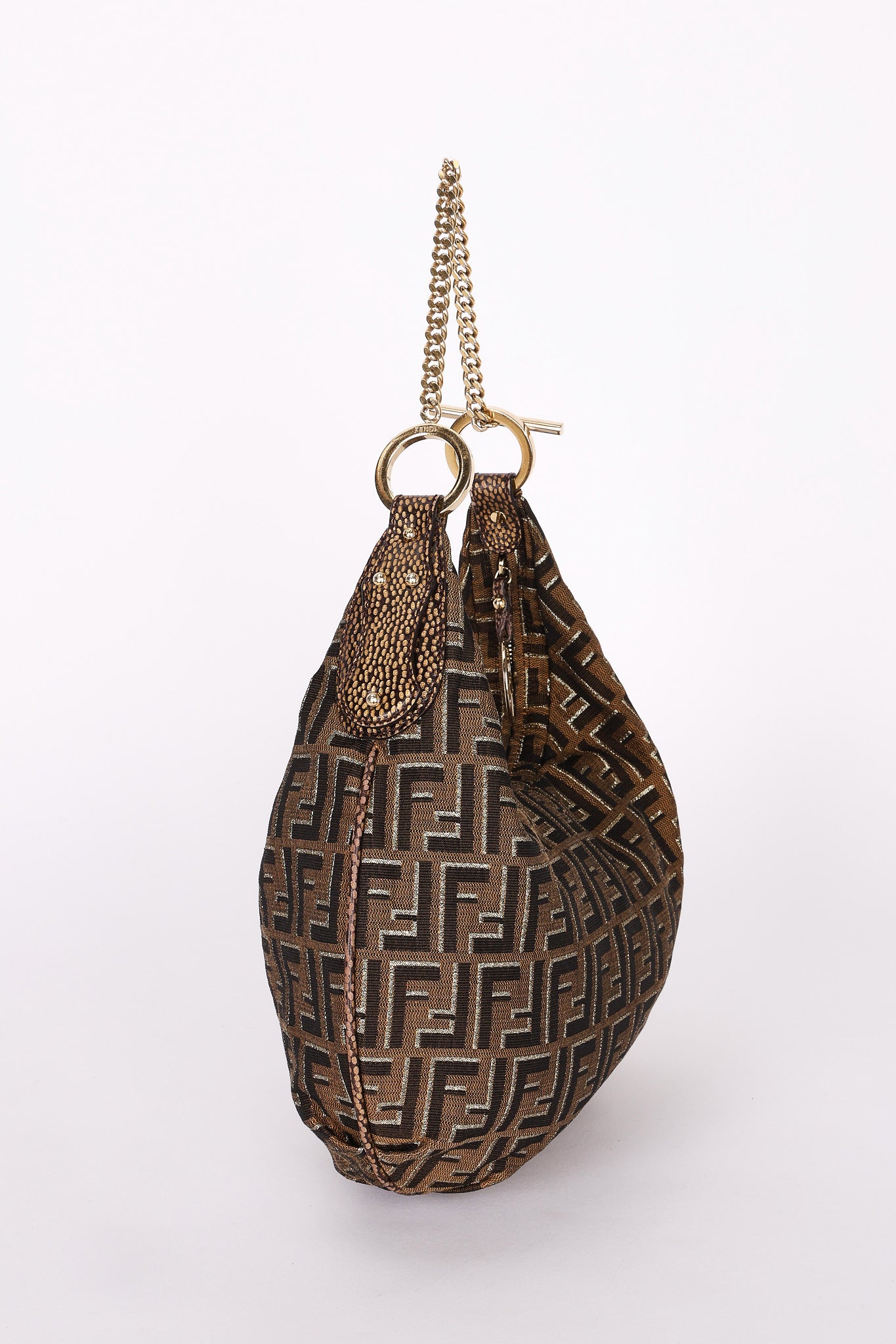 Fendi Zucca Chef Chain Hobo