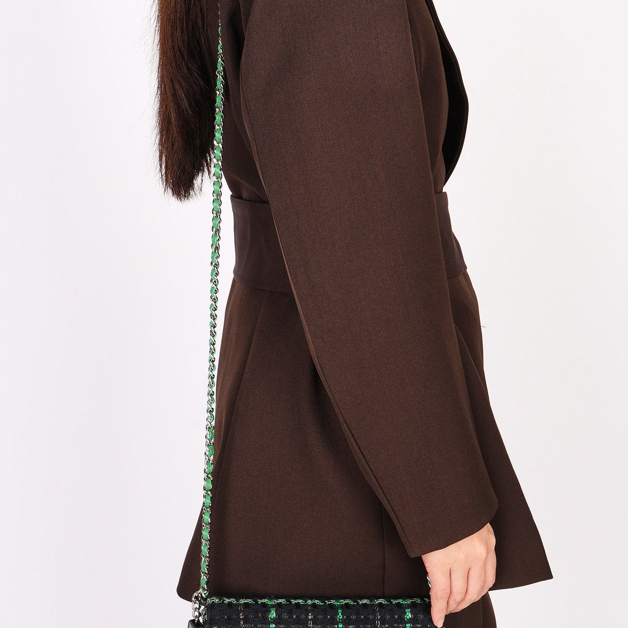 Chanel Tweed Wallet on Chain SHW