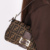 Fendi Zucca Baguette GHW