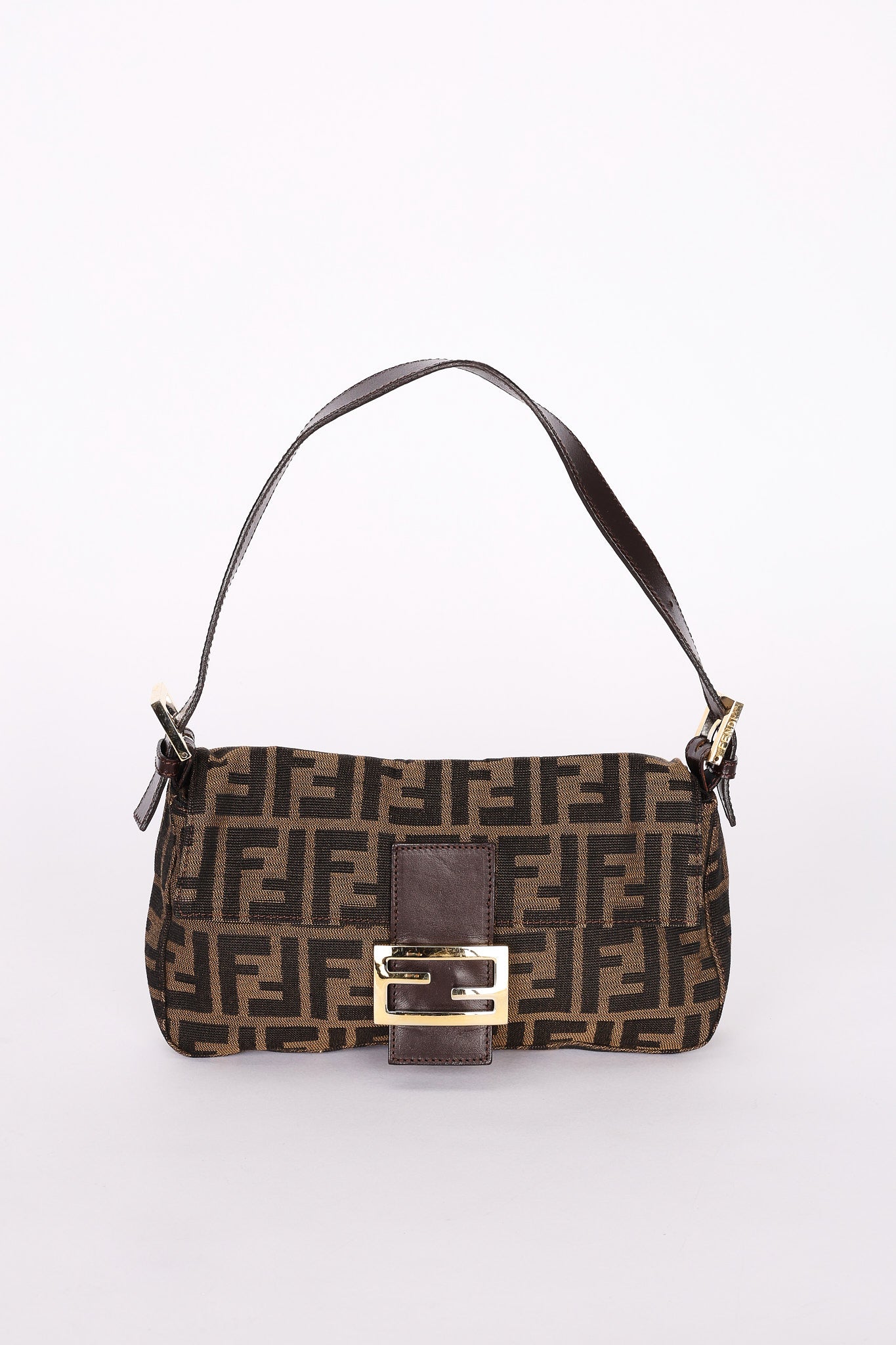 Fendi Zucca Baguette GHW