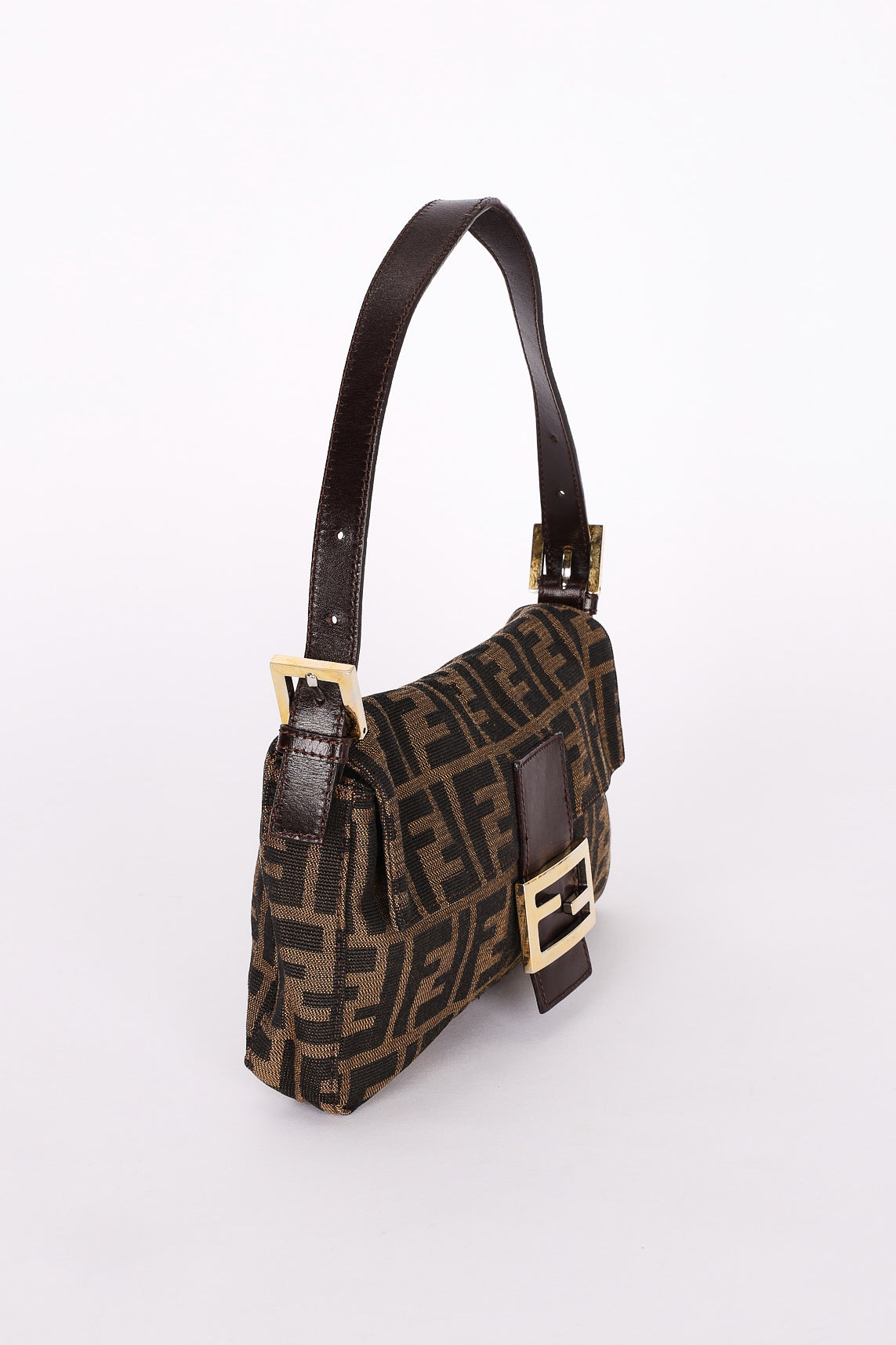 Fendi Zucca Baguette GHW