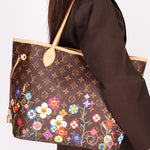 Louis Vuitton x Takashi Murakami Monogram Flowers Neverfull MM
